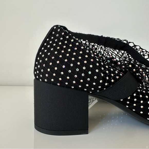 CHANEL
Resille Strass Kid Suede Patent Mary Jane Black Knee High Boots - Picture 9 of 15